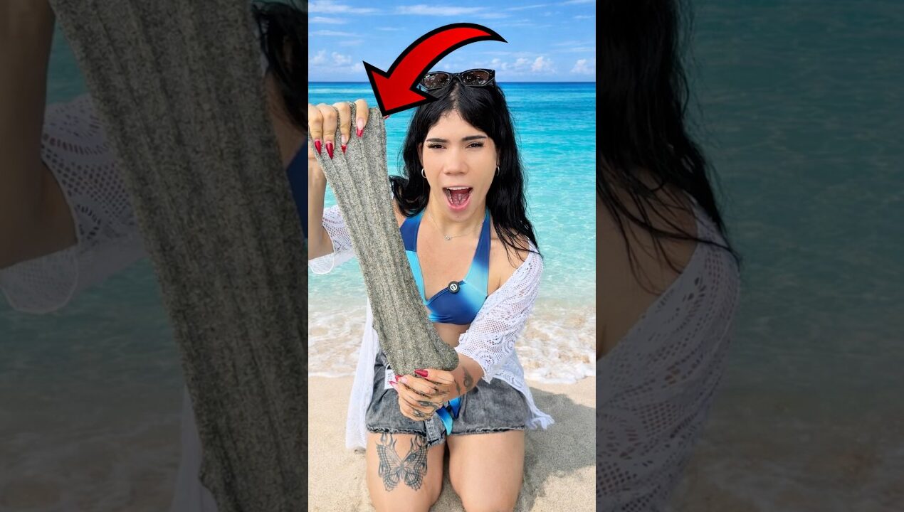DIY: Hice slime en el MAR🌊 (Por primera vez)🤯 #diy