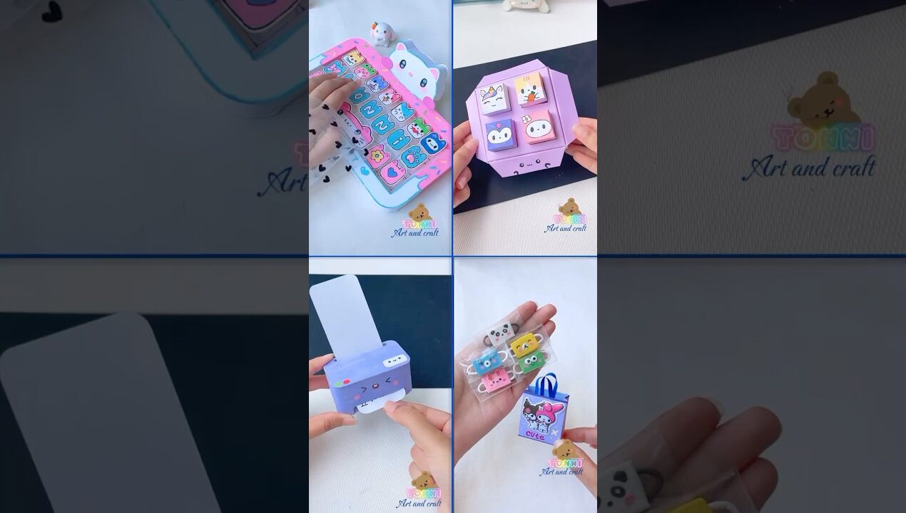 Paper craft ❤️ DIY #shorts #tonniartandcraft #craft #art #love