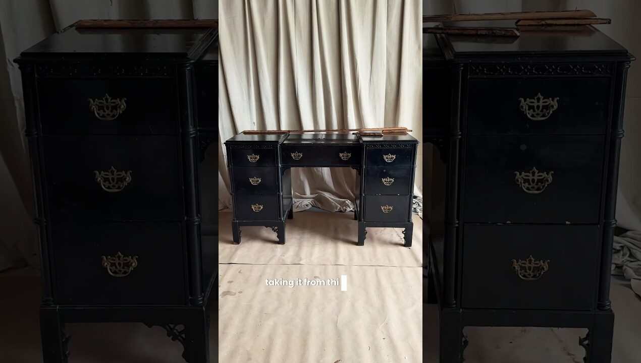 Restoring an antique hidden beneath layers of paint. #diy #furniture #furnitureflip #restoration