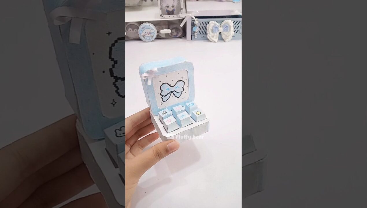 DIY divoom ditto with paper #shorts #craft #papercraft #diy #shortvideo #artandcraft #art