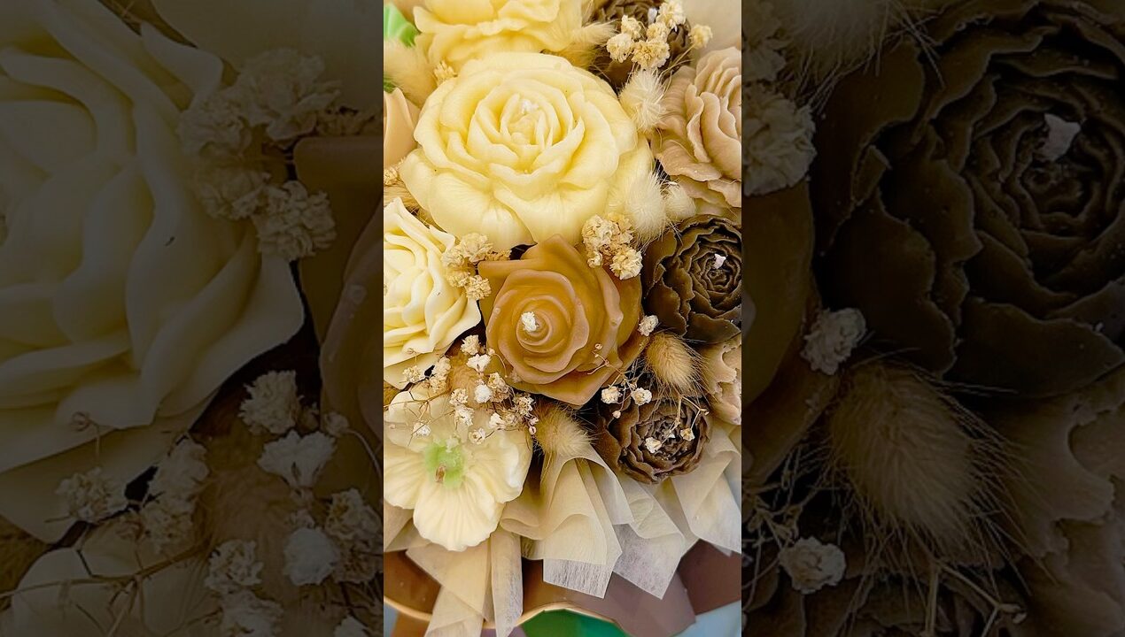 DIY Bday gift #candle #ideas #candlecrafts #diycandles #handmade #flowers #diy #wedding #giftideas