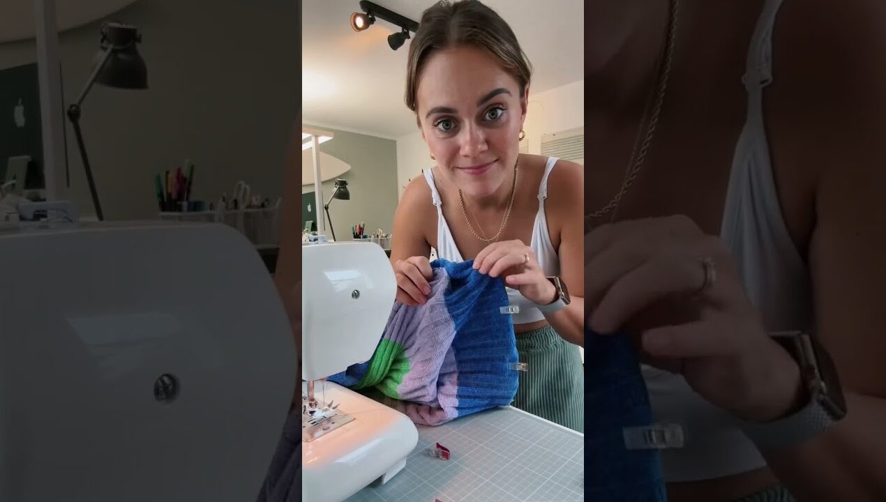 DIY Cocoon Cardigan aus IKEA Decke #diyideas #diycrafts #ikeahack