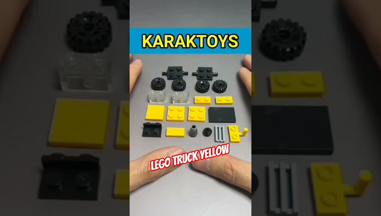 Merakit Lego Truck Yellow #diy #lego #shorts