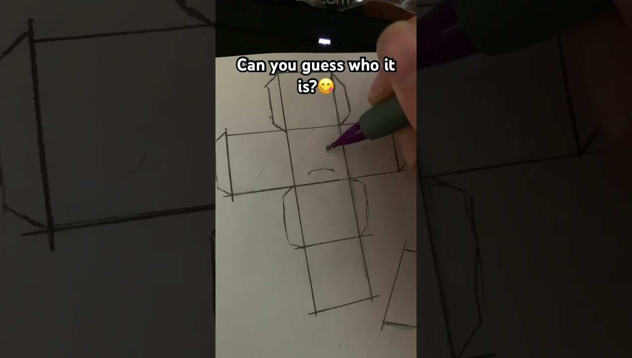 Make a papercraft with me! #papercraft #brokenspawn #lethimgo #roblox #craft #art