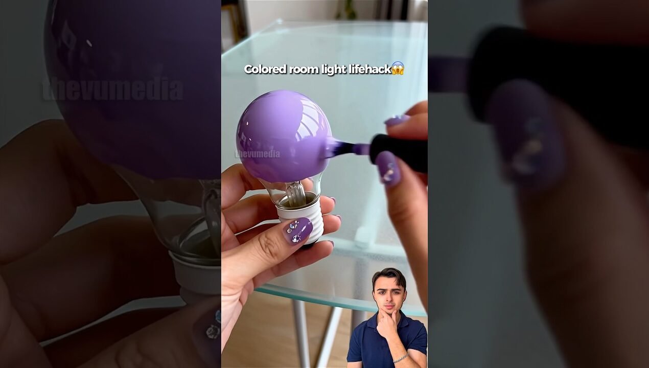 The SECRET Room Light Hack! 💡🌈 (Genius!) #shorts #diy #lifehacks