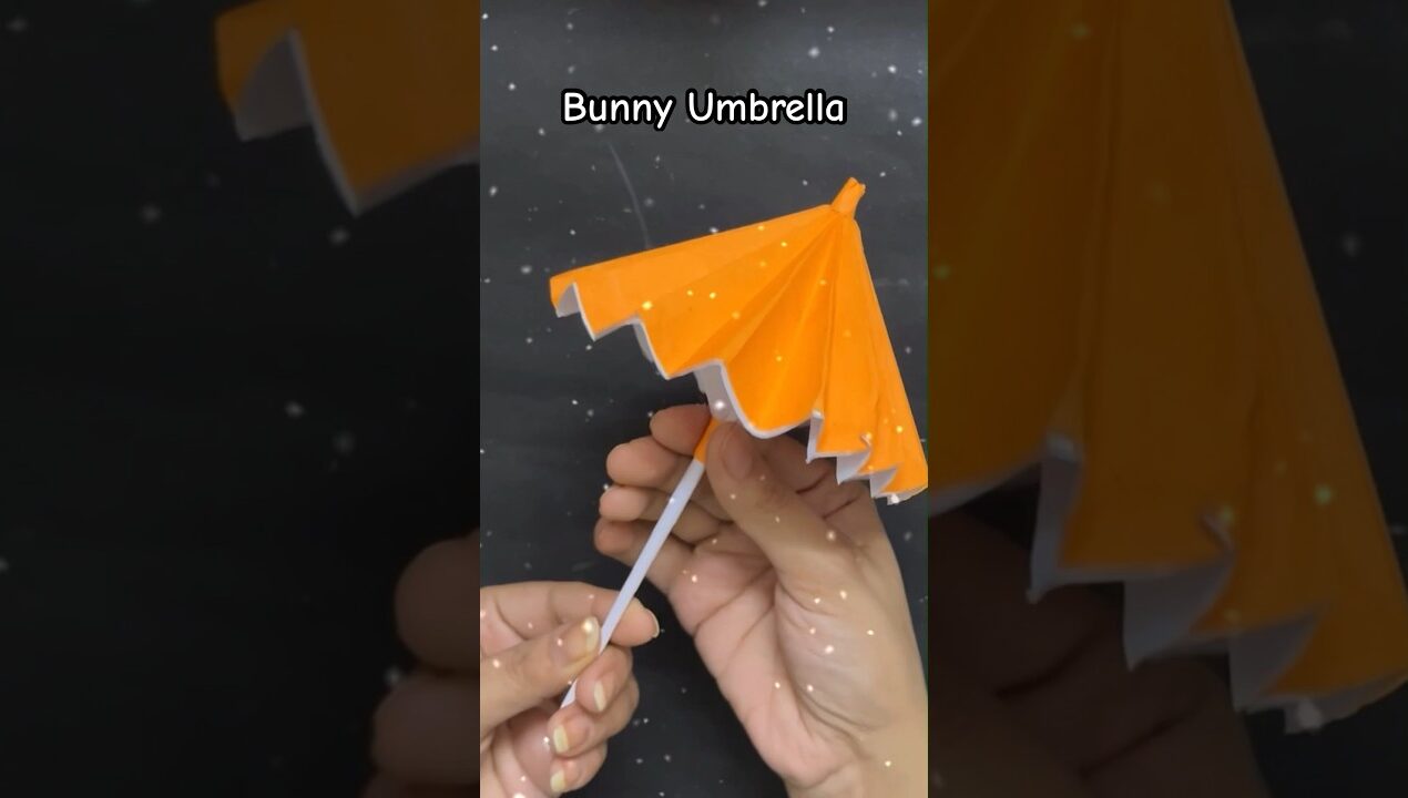 DIY Umbrella with paper craft | Kids craft activity | Paper Craft #trending