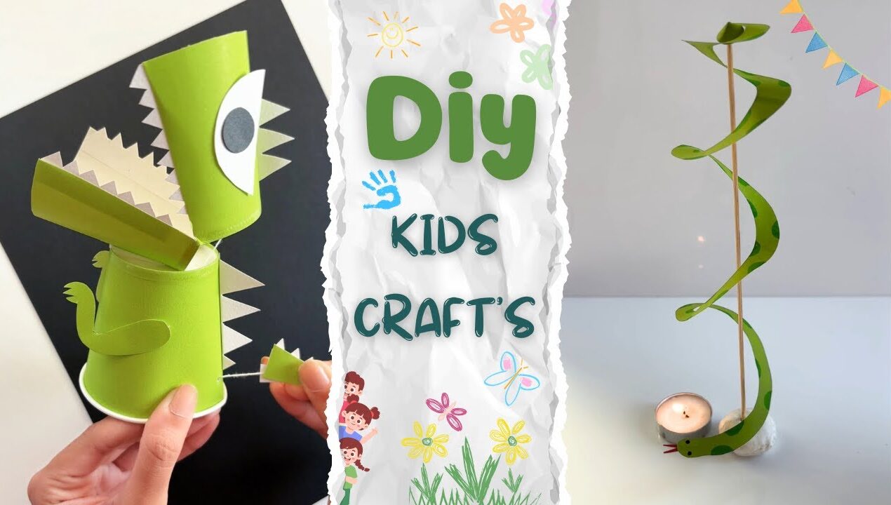 “DY KIDS CRAFTS A 2 Fun & Easy Paper Craft Ideas for Kids