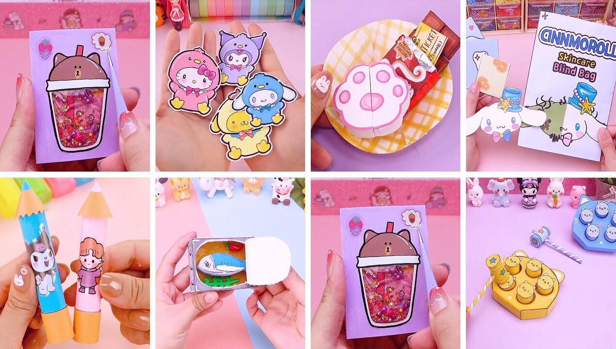 TOP 30+ DIY Creative Craft Ideas You can Make in 5 mins，DIY Sanrio Paper Blind Bag | Tiny DIY Craft
