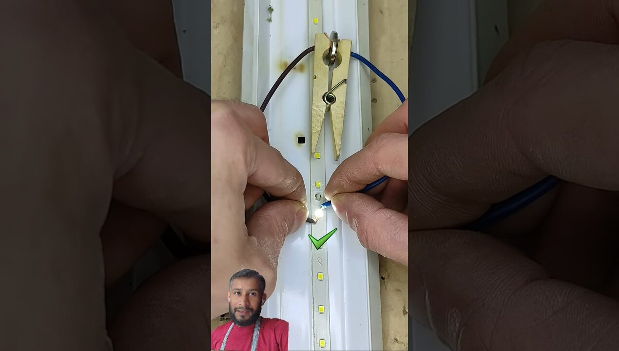 led lights चैक करने का स्मार्ट तरीका👍 #creative #tools #ideas #diy #hacks #tricks #trending #shorts