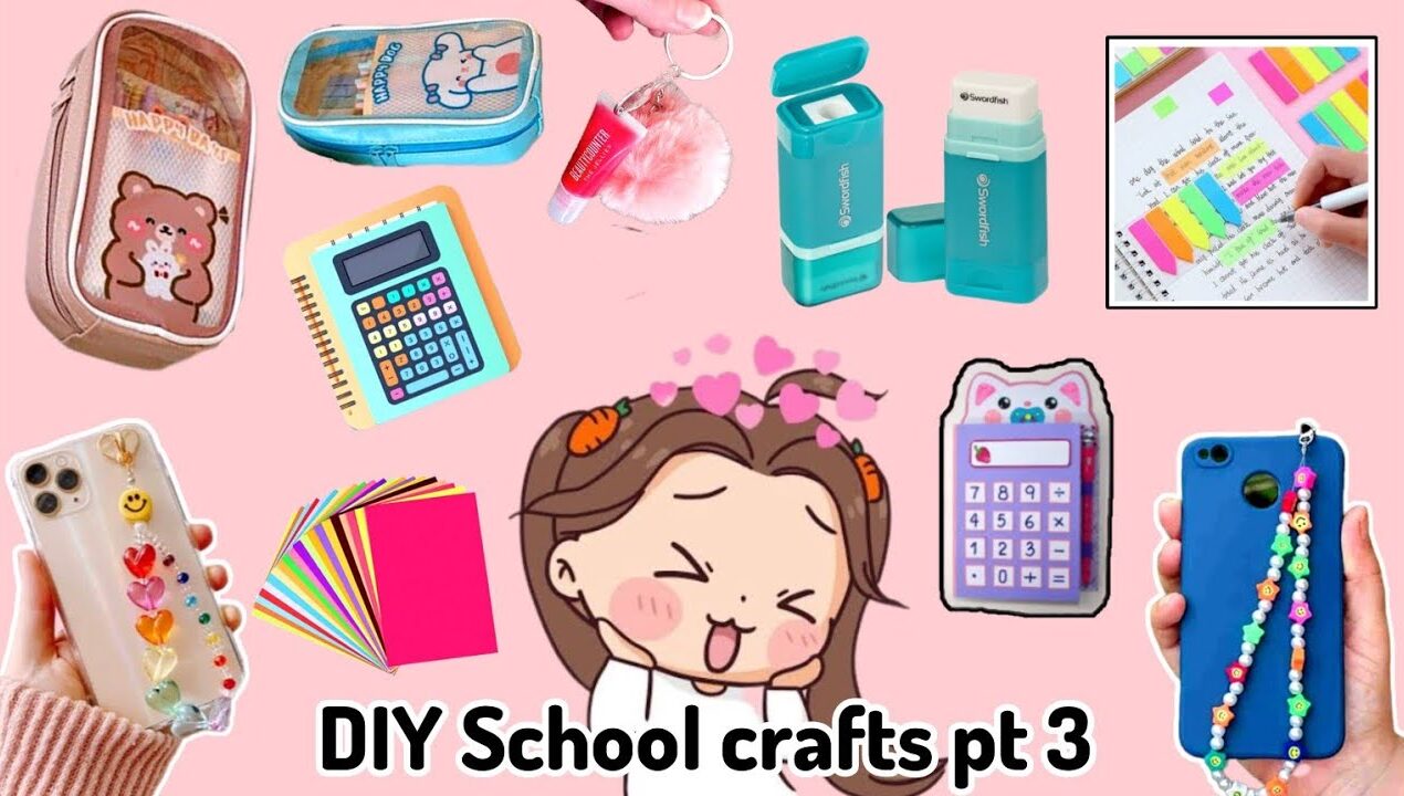 4 DIY School Crafts Ideas 💡/school crafts/paper crafts