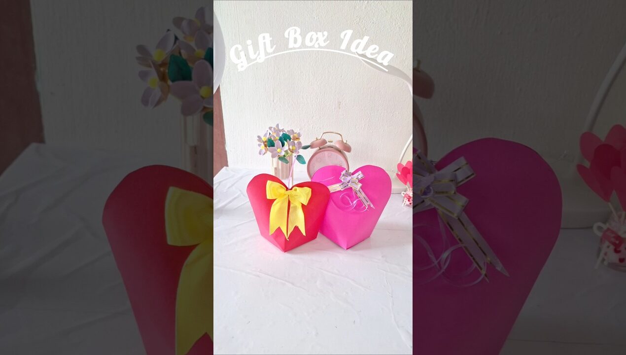 paper gift box idea #diy #craft #shorts