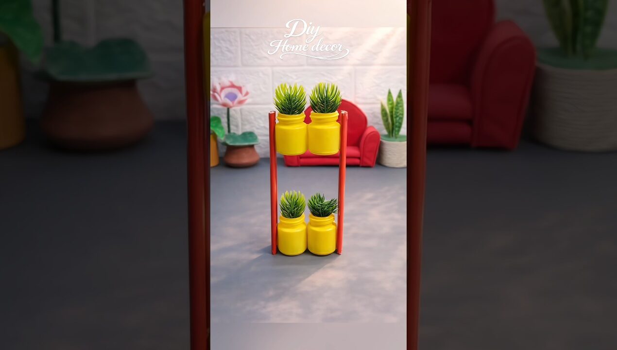 Diy Home Decor Idea ☘️🌷ll #diy #craft #shorts #shortsvideo #ytshorts