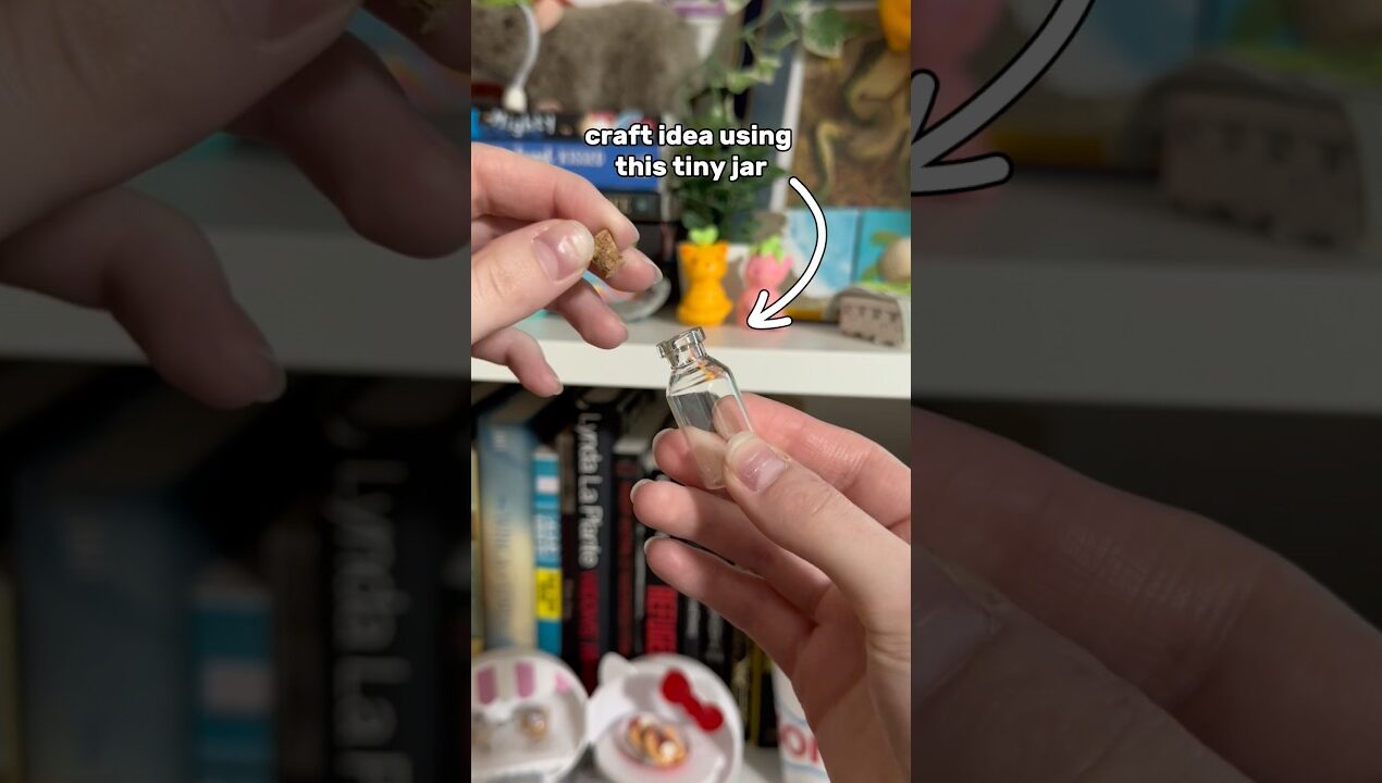 Cute and easy craft idea 💡| message in a bottle #youtubeshorts #diy