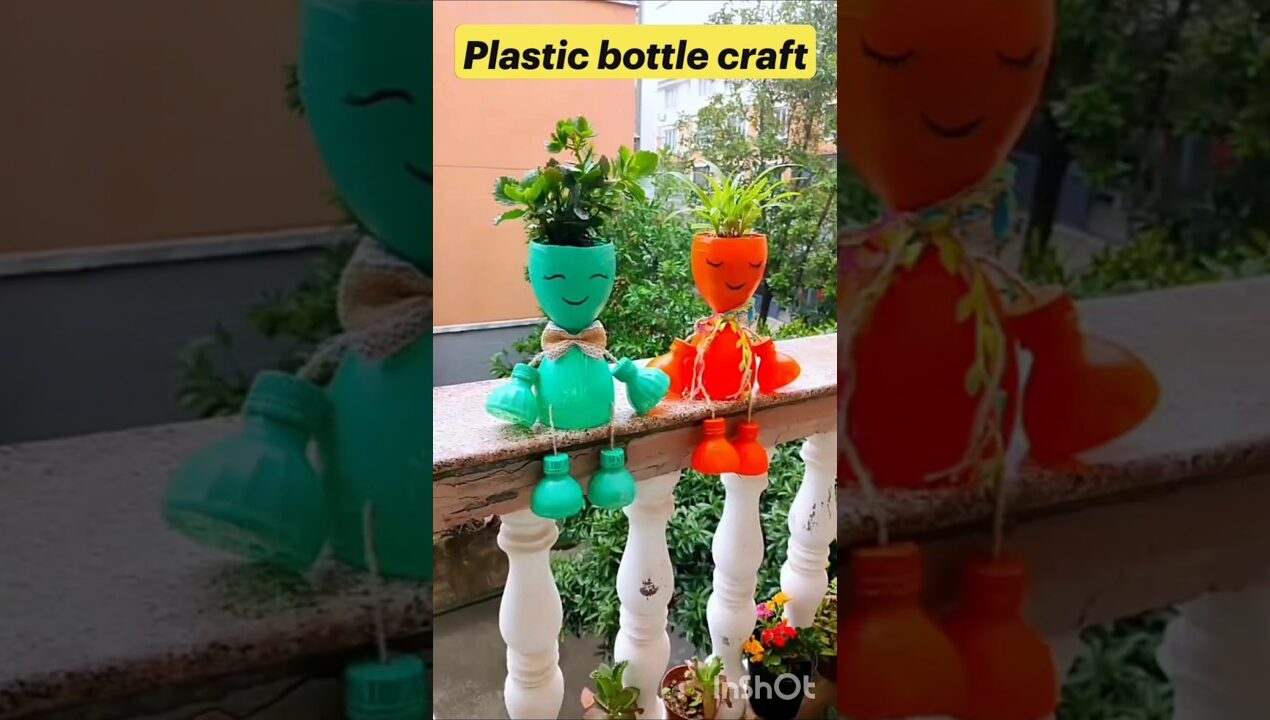 plastic bottle craft ideas 💡#gardening #garden #shorts #ytshorts #trending