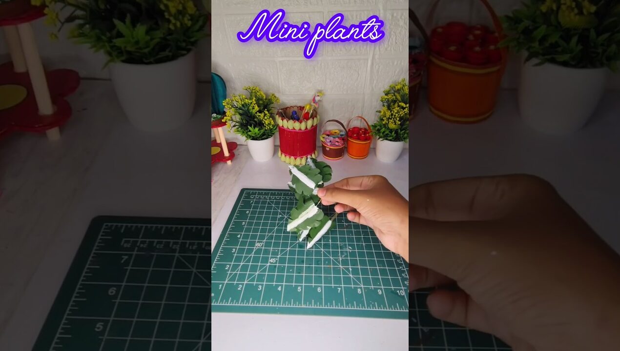 diy masking tape mini plants#diy #plants #craft #ideas #shorts