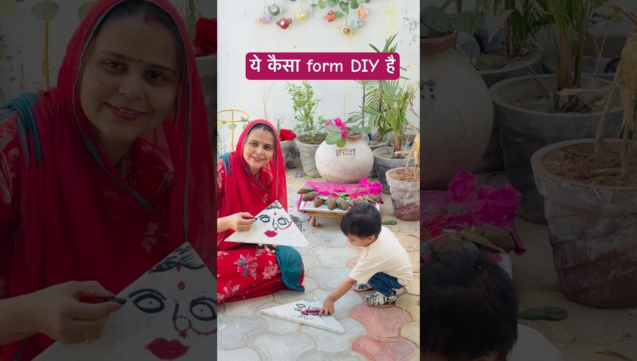 DIY for शीतला अष्टमी 😱 / What are some unique DIY craft ideas? #shorts #diy #craft #handmade