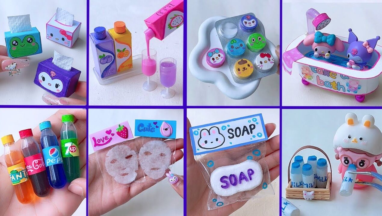 Easy craft ideas/ miniature craft /Paper craft/ how to make /DIY/school project/Tonni art and craft