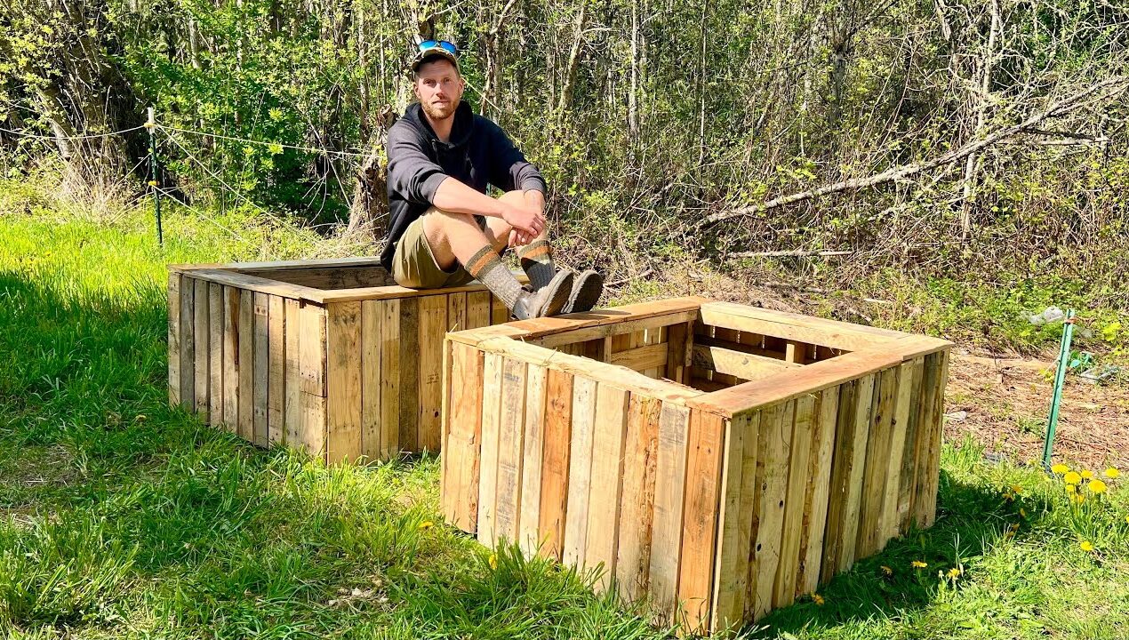 How to build pallet garden beds | Cheap and Easy DIY