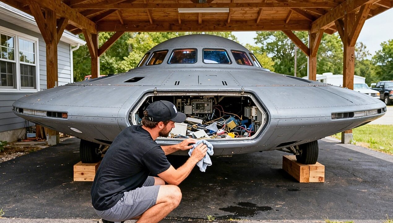 Man Builds DIY UFO BOAT from Scratch | Start to Finish by @Mr_Ho