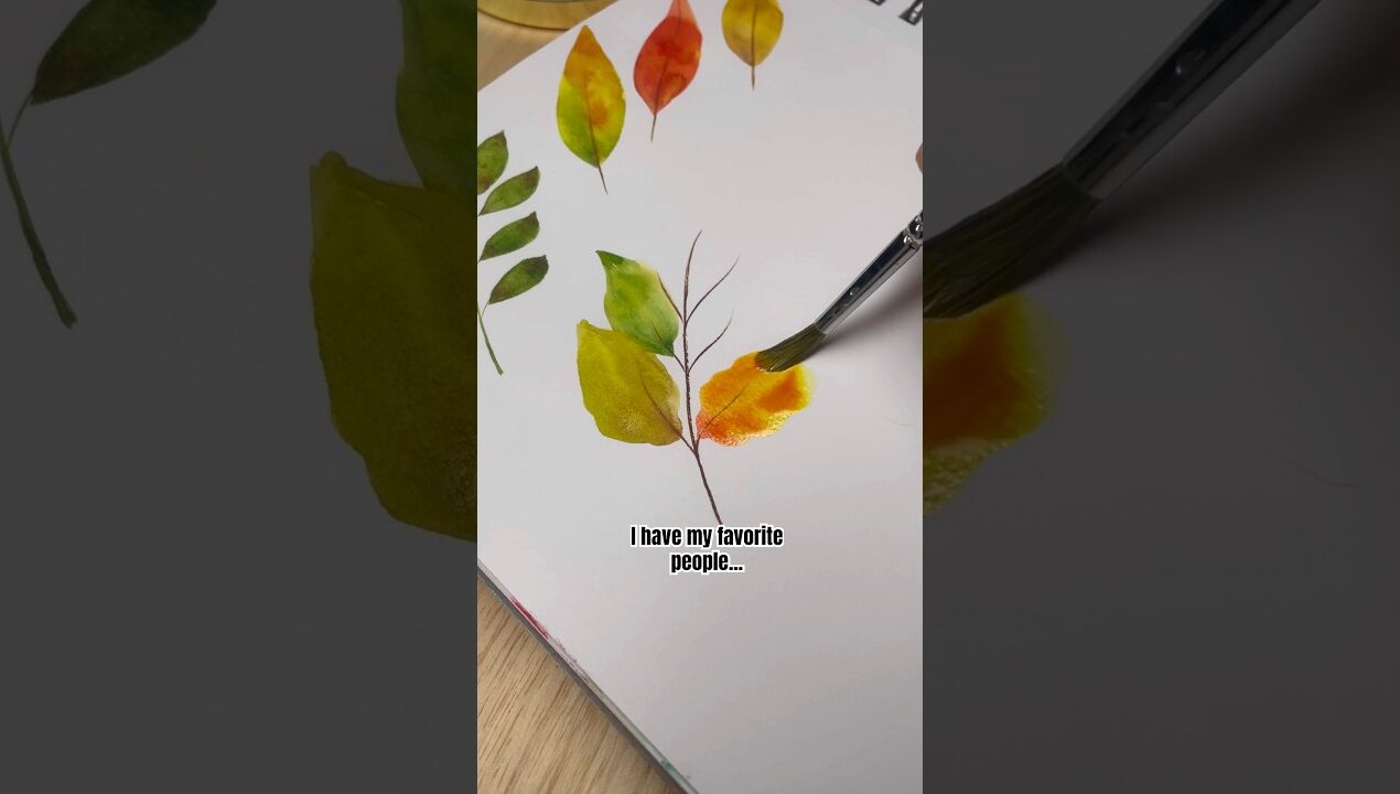 Who are your Favorite People? #workingartist #artandcraft #diy #watercolor #painting