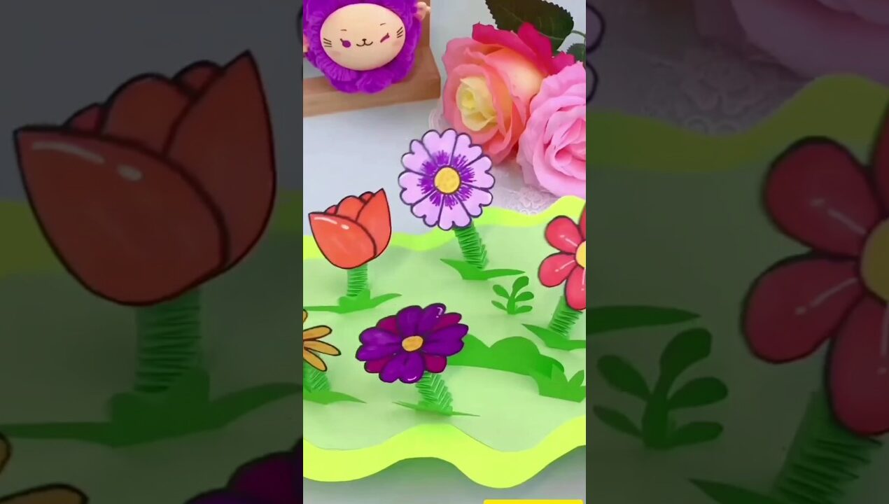 Paper garden making