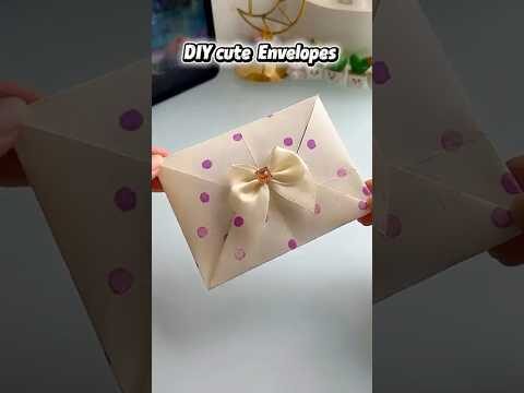 Easy Cutest Envelope ideas😱✨#shorts #art #diy #craft #youtubeshorts
