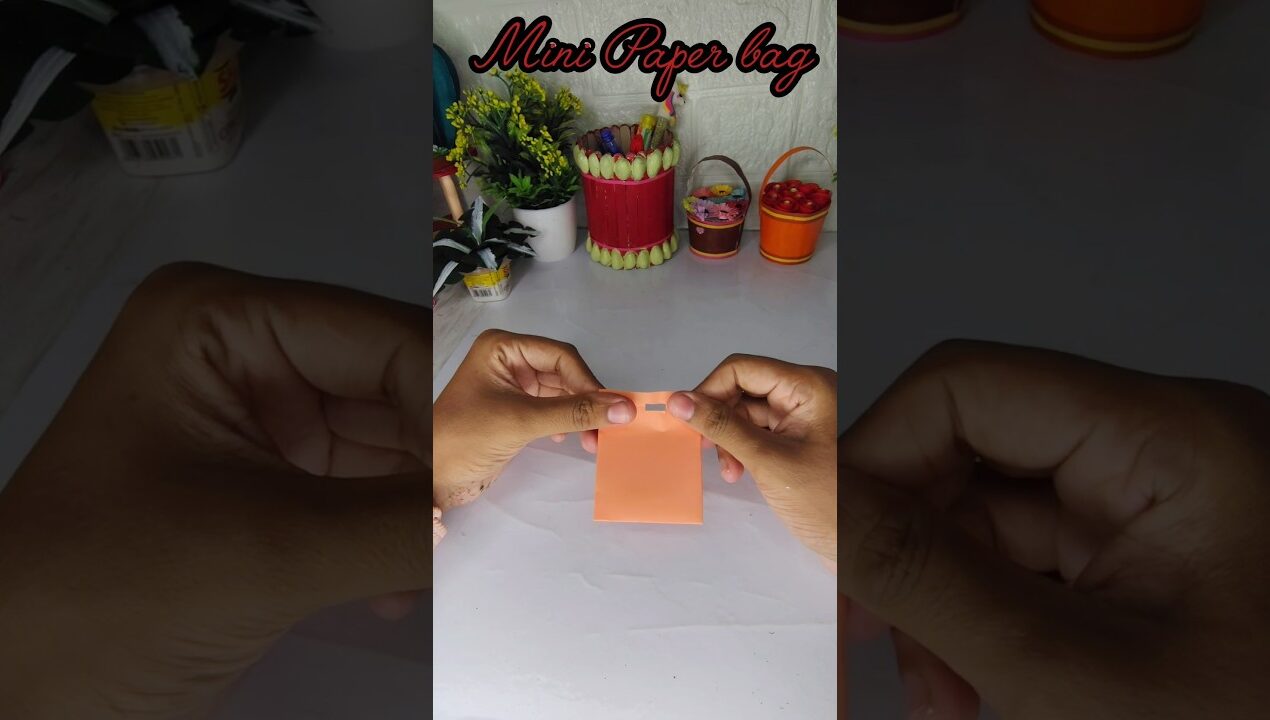 diy  mini paper bag making ideas #diy #paper #craft #ideas #shorts