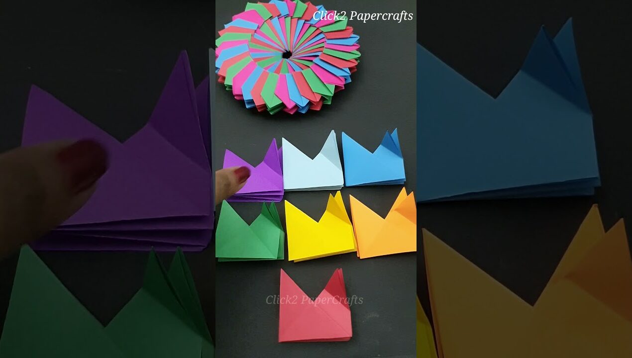 Easy Paper Crafts Without Glue / DIY Antistress Paper Toy / DIY Paper Toys Easy /ORIGAMI Toy #Shorts