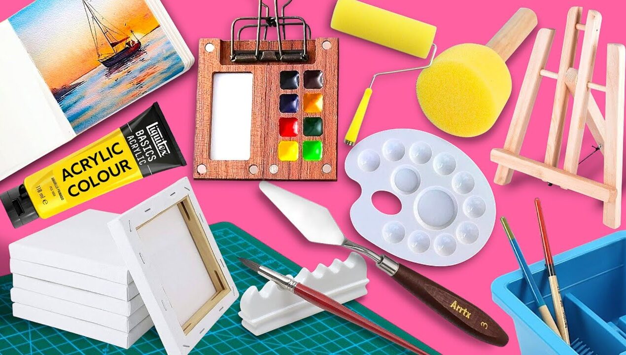 14 DIY Travel *PAINTING KIT* ! 🎨🖌️