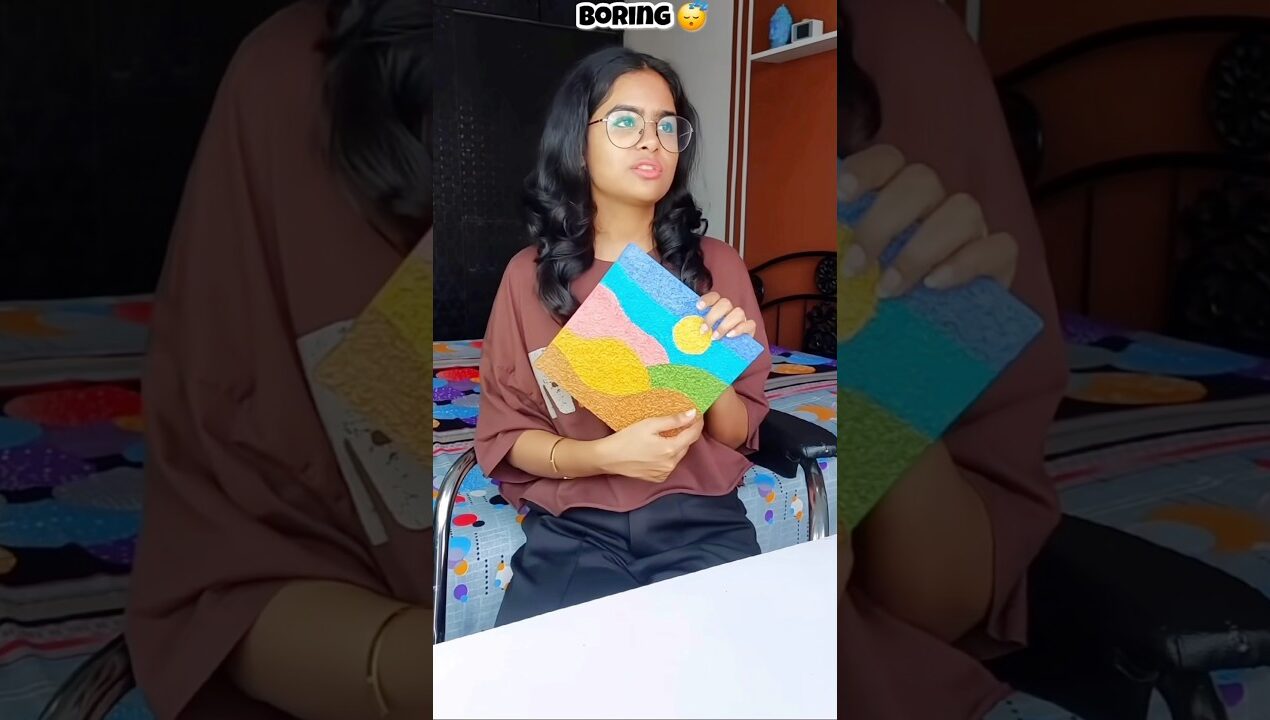 Table par badal 😘 #trending #diy #shortvideo #craft #cardbox #bestoutofwaste #shortsfeed #shorts