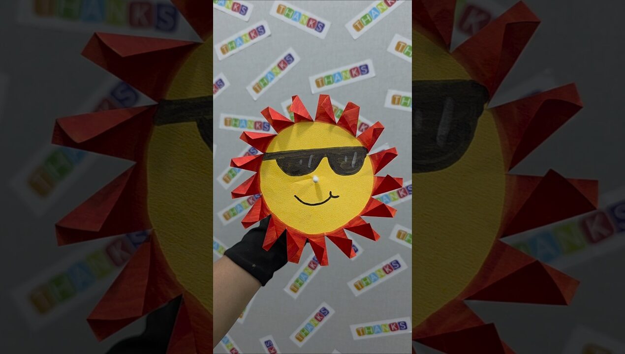 How to make kids easy paper sheet craft  video ideas for kids #kidsvideo #trendingshorts #diy #art