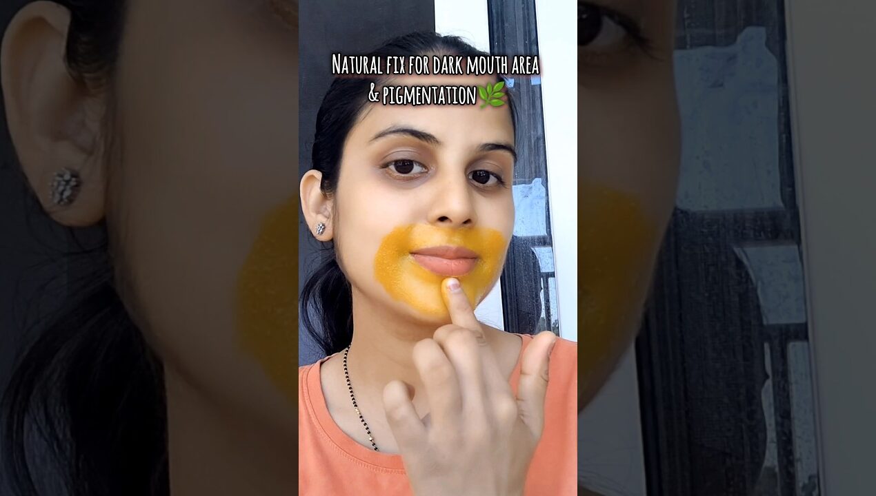 Darkness Around Mouth? Try This! #skincare #homeremedy #naturalskincare #shorts #viral #diy