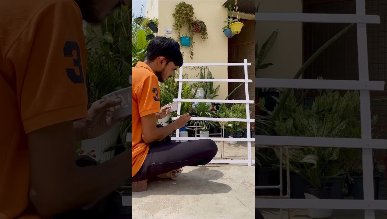 DIY Vertical Garden♻️ l #diy #vertical #pots #crafts #gardening