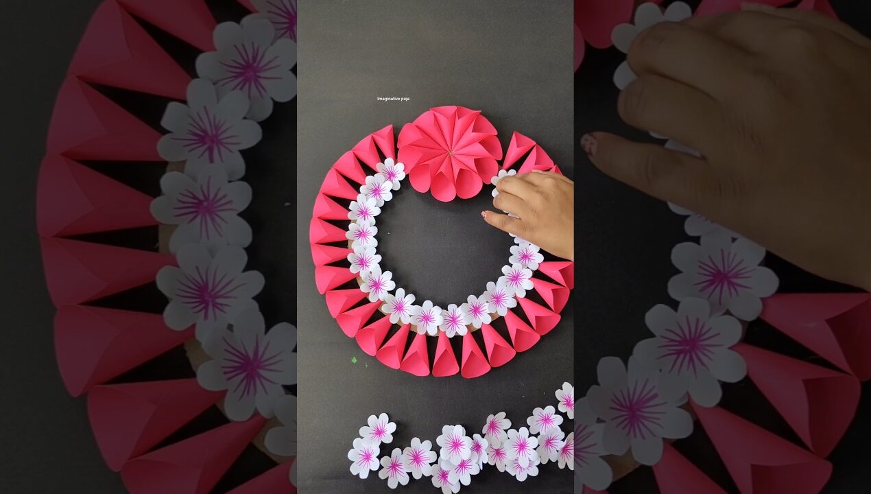Beautiful Wall Hanging Ideas 💫 #youtubeshorts #viralshort #diy #wallhanging #homedecor #craft