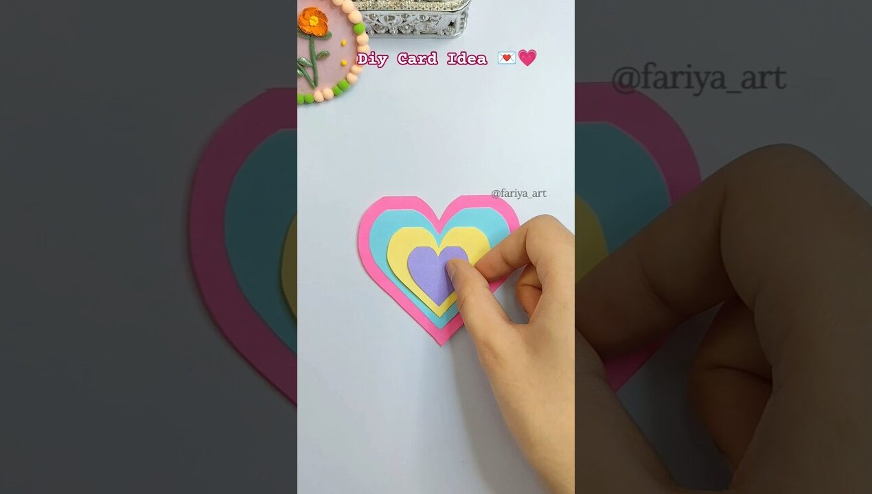 DIY Cute Gift Idea 💌💗 #trending #papercraft #diy #viralvideos #aesthetic #relatable #craft #fypシ