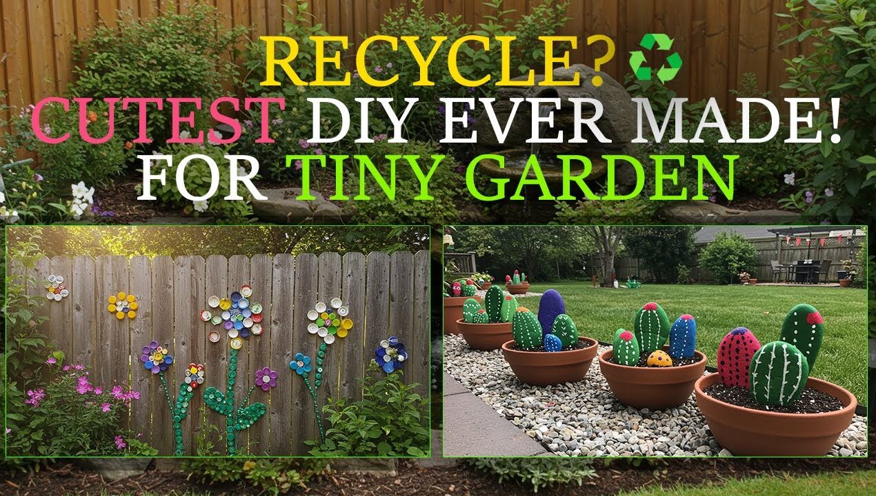 ♻️ 17+ Cheap & Recycled Tiny Garden Ideas 🌿 #7 Is TOO Adorable… But #12? Pure Genius!