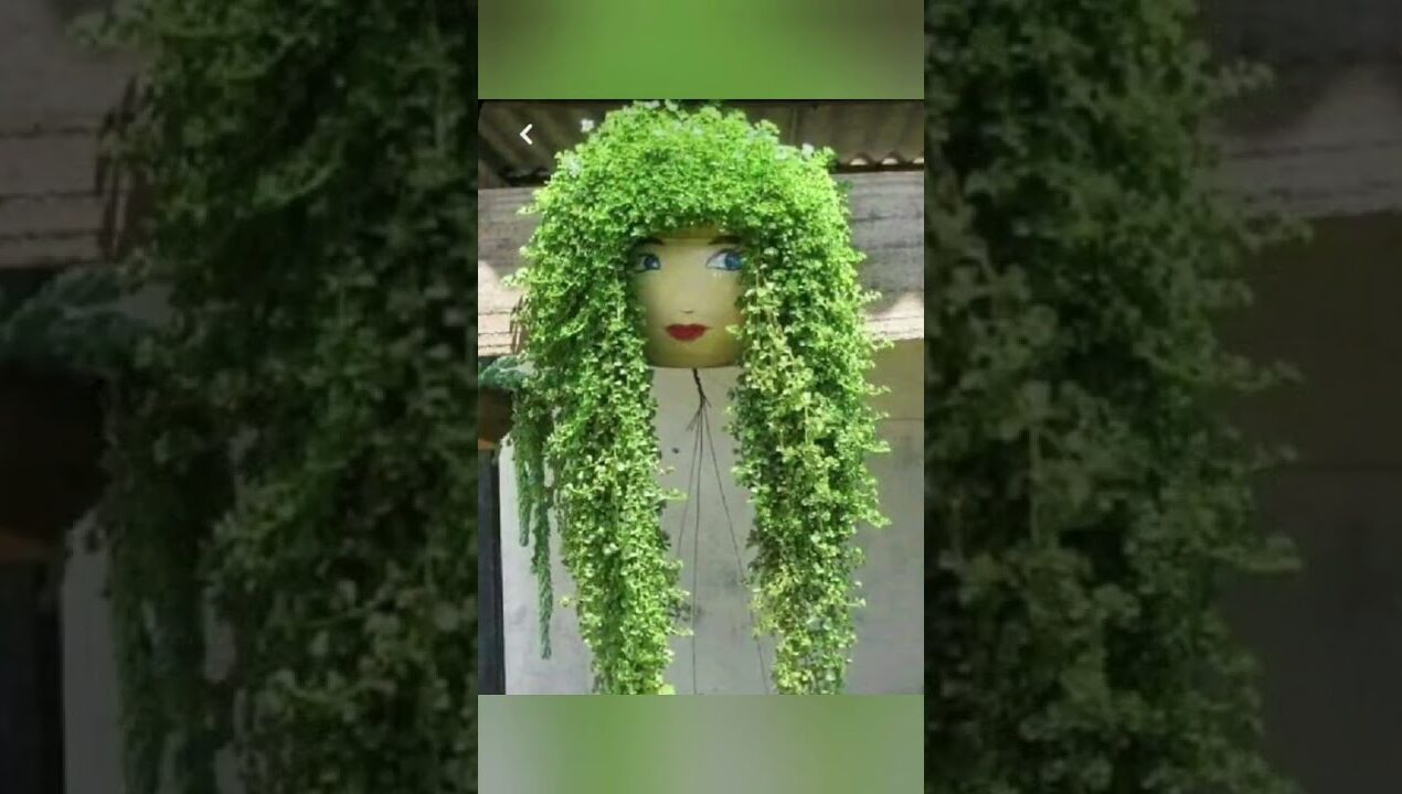 DIY Waste Oil Can Hanging Planter