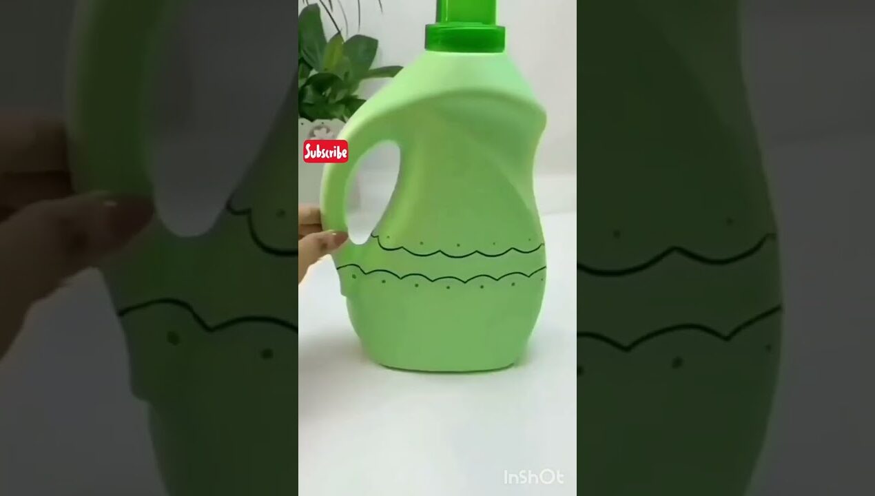Oil Can Diy planter from waste plastic|Garden craft ideas #shorts# #viral# #diy # youtubeshorts