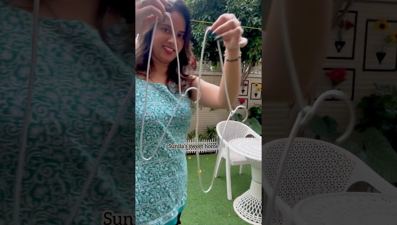 From Closet to Garden — Hanger Magic! ✨Plant Hanger DIY