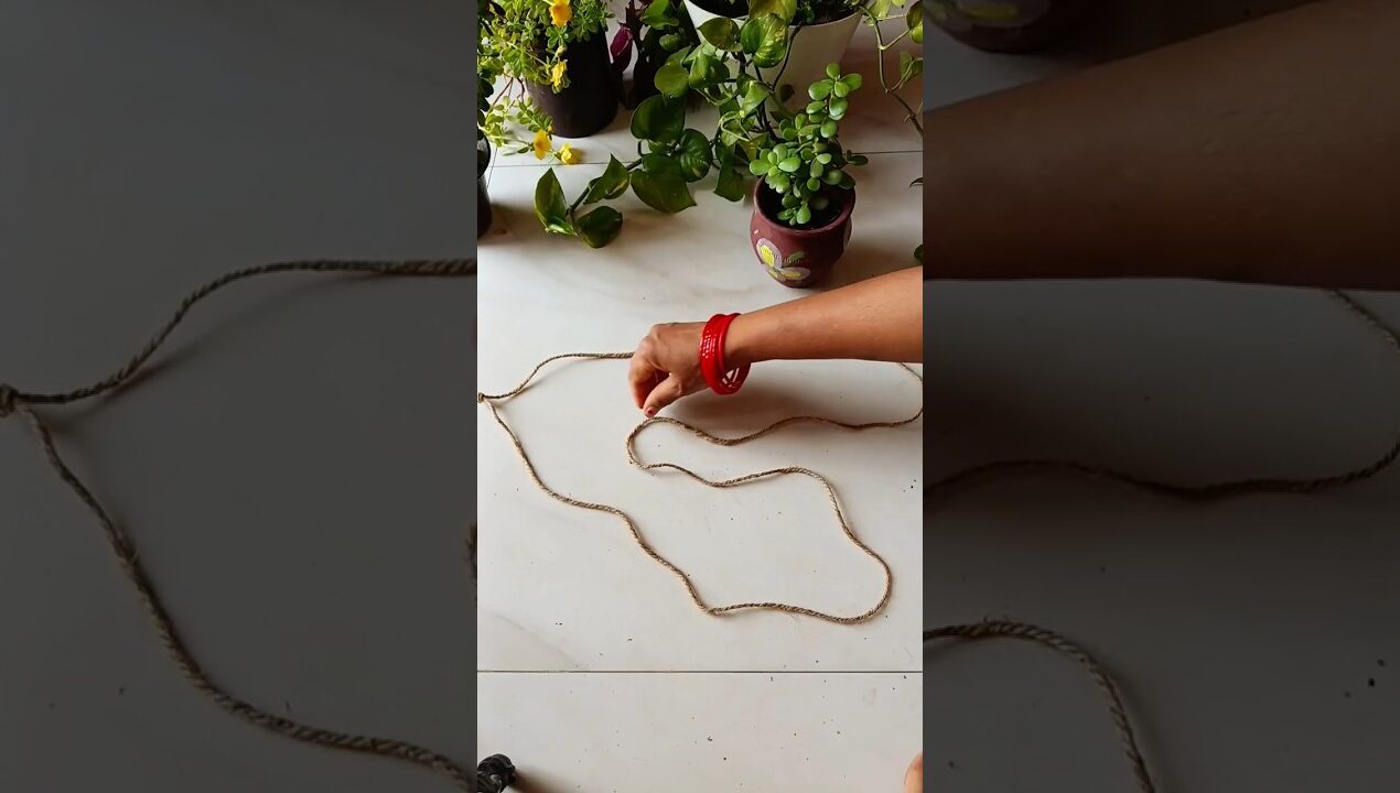 rope ideas 💡#shorts #diy #plants #garden #gardening  #trending #viralshort #shortsfeed