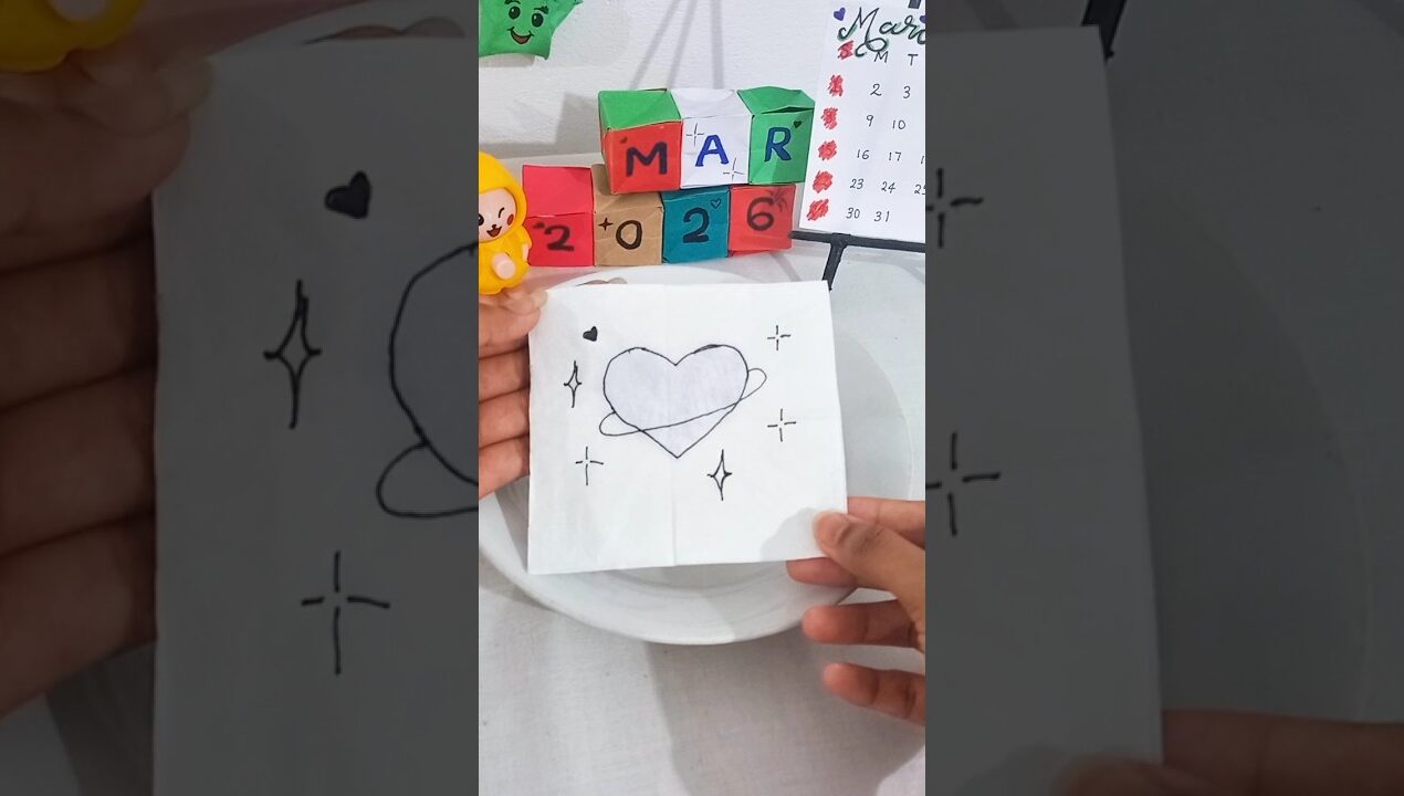 💜 Tissue Paper Magic🪄| Easy DIY Gift Idea 🌠| #shorts #diy #youtubeshorts #craft #Gift #magic #art