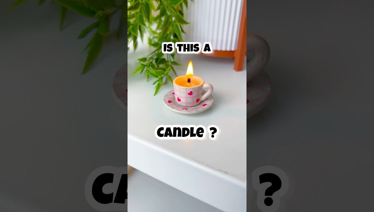 Kya ye Sach me Candle hai ? #diy #craft #art #candle
