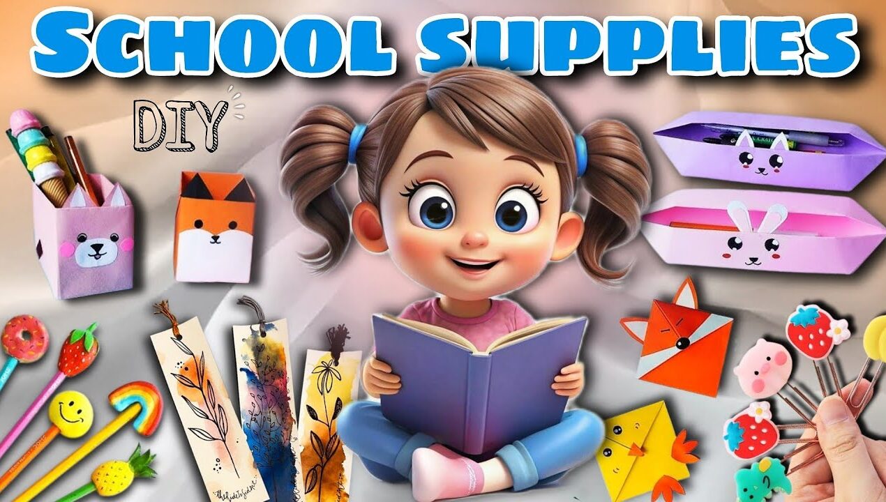 DIY 7 Easy School Supplies Craft Ideas..!💡| school supplies ideas | DIY School Hacks | Shifa Craft