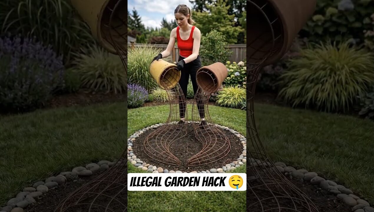 Everyone thought I was crazy… until the end 😱 #garden #gardendesign #gardening #reels #viralreels