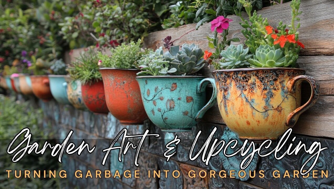 🌸♻️ DIY Garden Art & Creative Upcycling Ideas: Turning Garbage into Gorgeous Garden Decor
