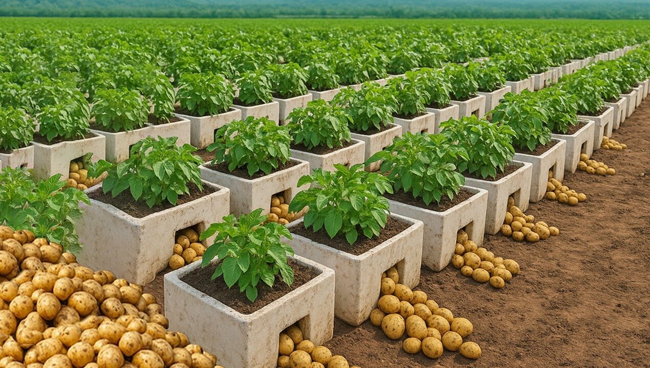 Don’t throw away those foam boxes — This potato growing hack is absolutely amazing!