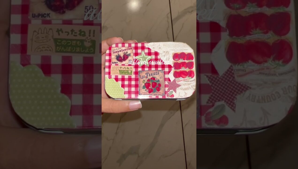 altoid wallet / tin wallet #cute #aesthetic #diy #decorate #coquette #2000s #creative #ideas #decor