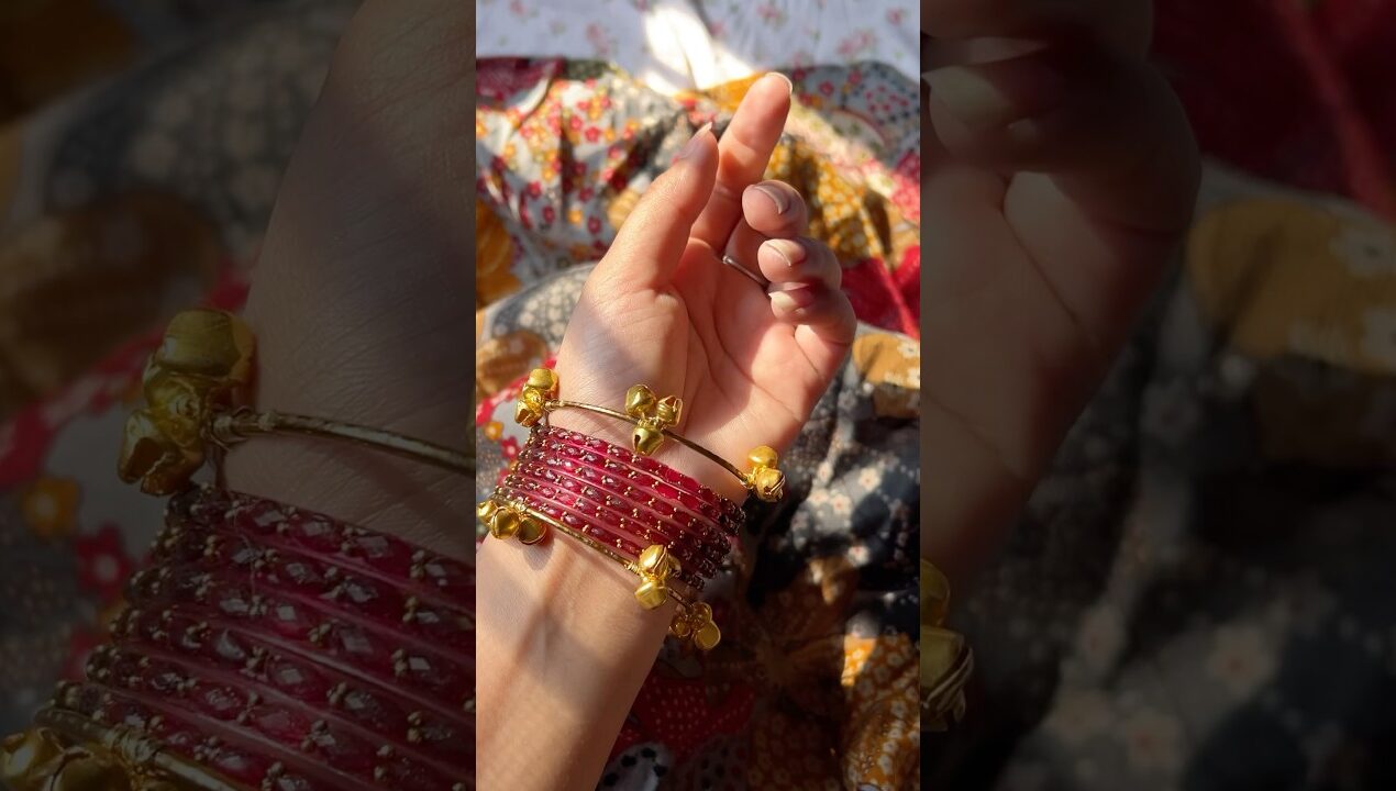 Day-86 of 100 days,100 creation | diy viral Kashmiri bangles #shorts