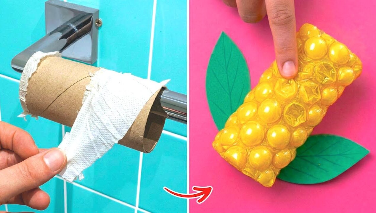 💡 PAPER TUBE & CARDBOARD HACKS Easy DIY for Everyone! 🎨🌈