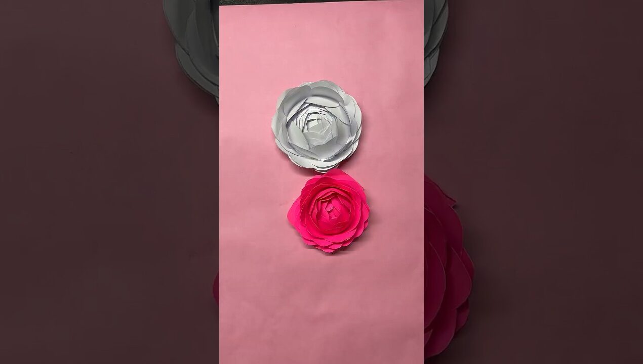 paperflower🌻paper projectreels#diy#trending #craft#papercraft#shorts #shortsfeed#tricks#trick#paper